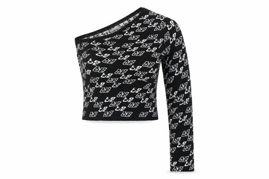 ASOS Womens Black  Knit Pullover Sweatshirt Size 10