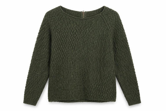 NEXT Womens Green  Knit Pullover Sweatshirt Size 14