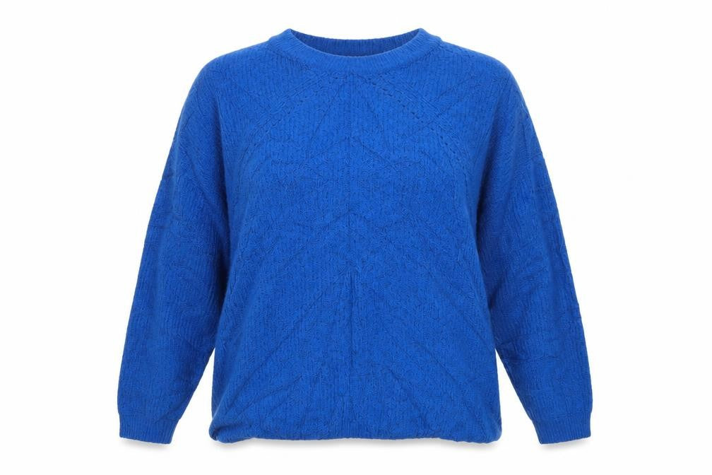 Sainsburys Womens Blue  Knit Pullover Sweatshirt Size 16