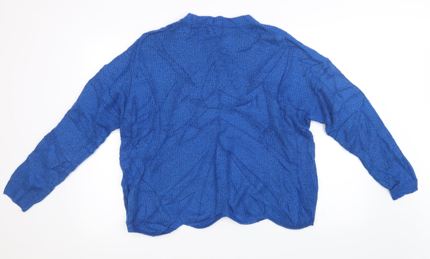 Sainsburys Womens Blue  Knit Pullover Sweatshirt Size 16
