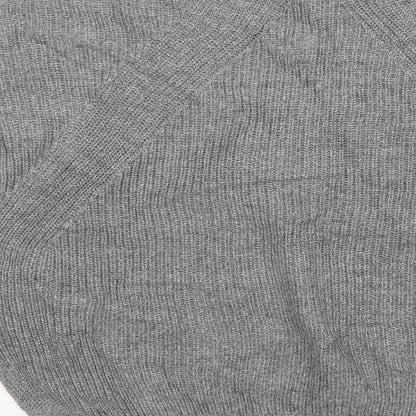 H&M Womens Grey  Knit Pullover Sweatshirt Size S