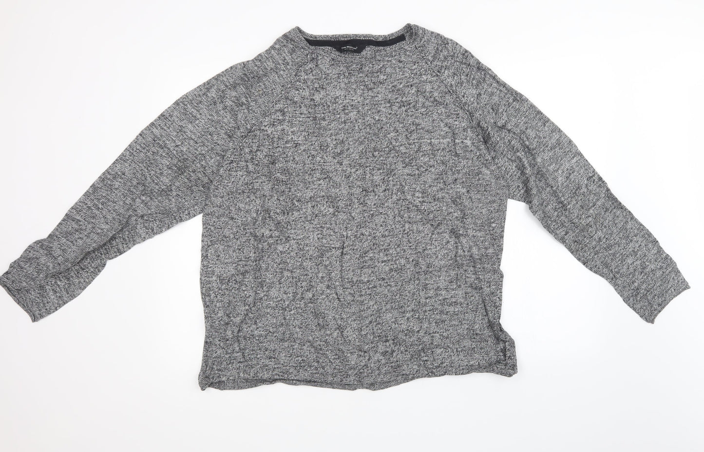 Cedar Wood State Mens Grey  Knit Pullover Sweatshirt Size XL
