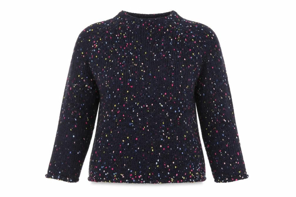 NEXT Womens Black  Knit Pullover Sweatshirt Size L