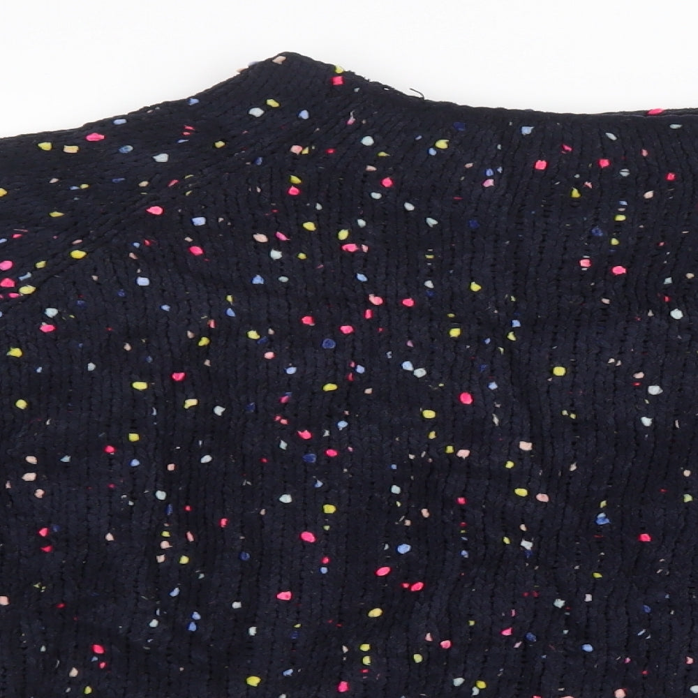 NEXT Womens Black  Knit Pullover Sweatshirt Size L