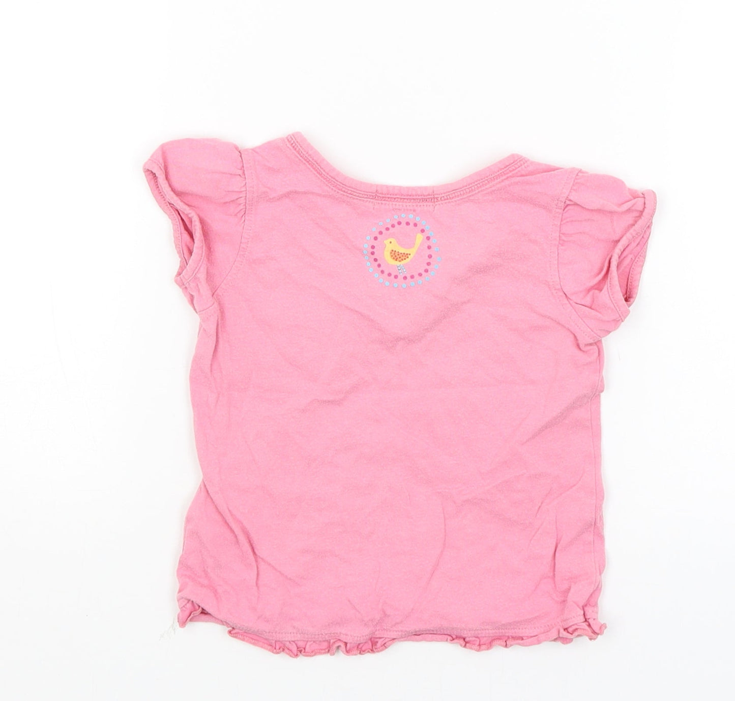 Mini Boutique Baby Pink   Basic T-Shirt Size 12-18 Months