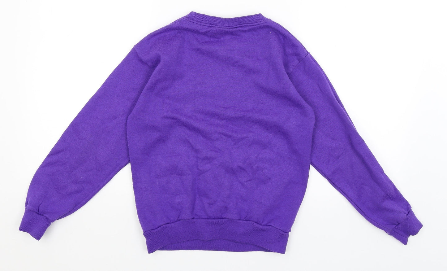 Brigade  Girls Purple   Pullover Jumper Size 8-9 Years  - Quinton Primary