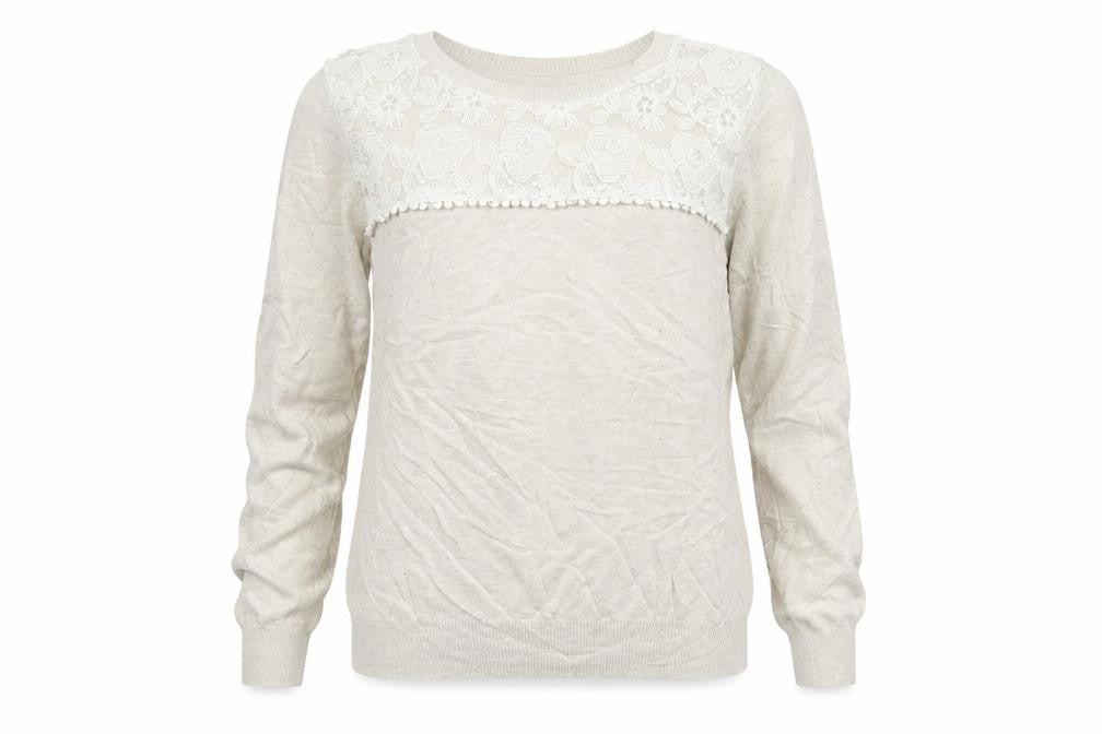 Dorothy Perkins Womens Beige   Pullover Jumper Size 12