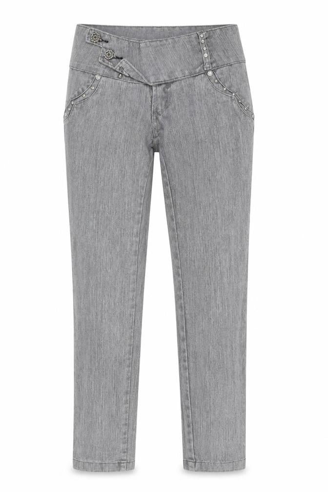 Kavila Womens Grey  Denim Skinny Jeans Size 38 L29 in