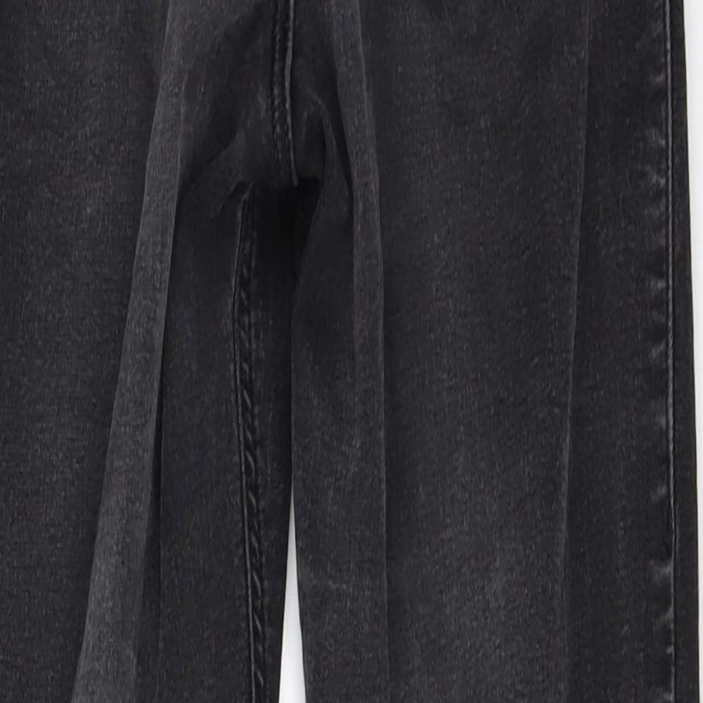 Topshop Womens Black  Denim Skinny Jeans Size 24 in L28 in