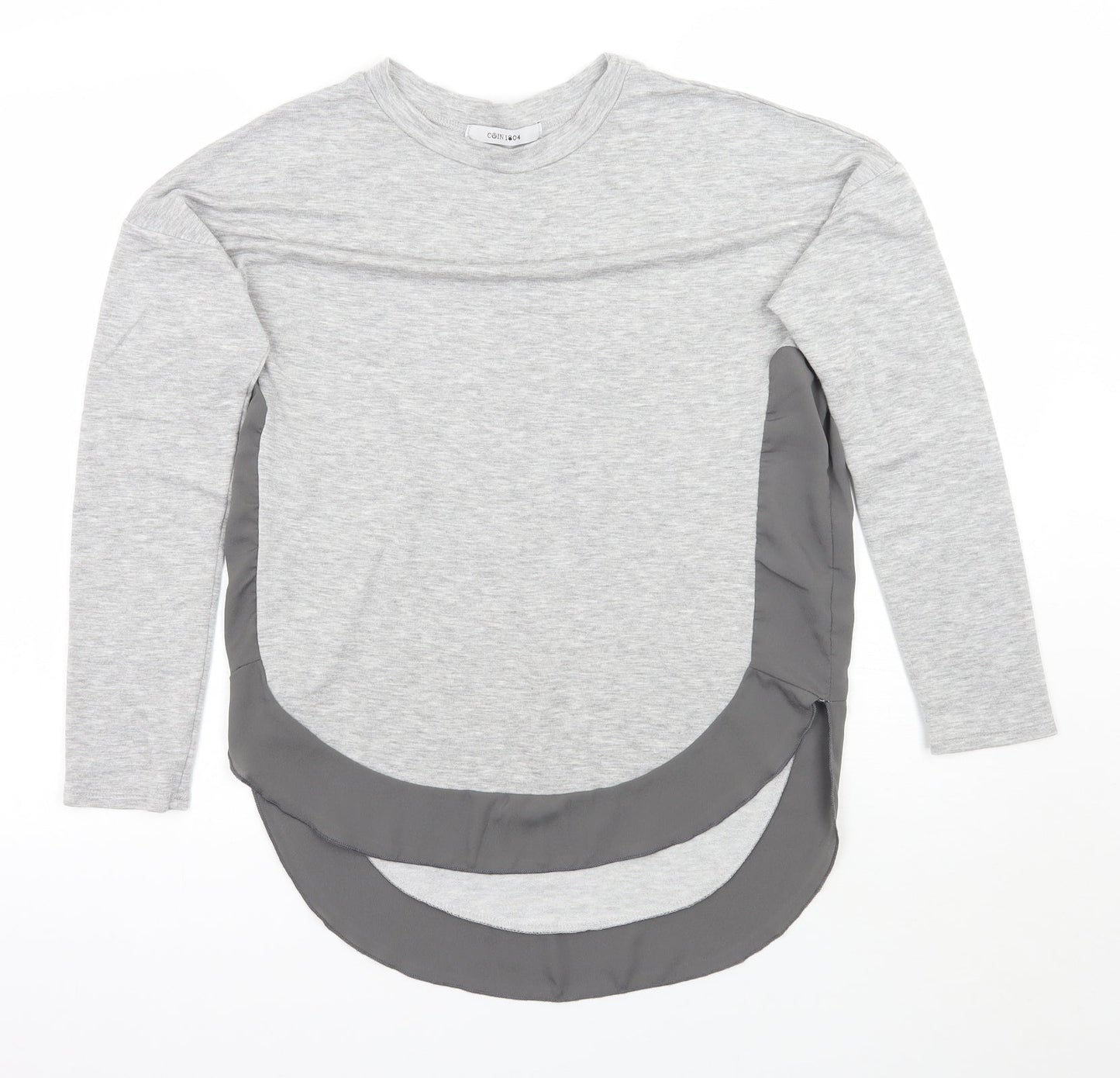 COIN 1804 Womens Grey   Basic T-Shirt Size M