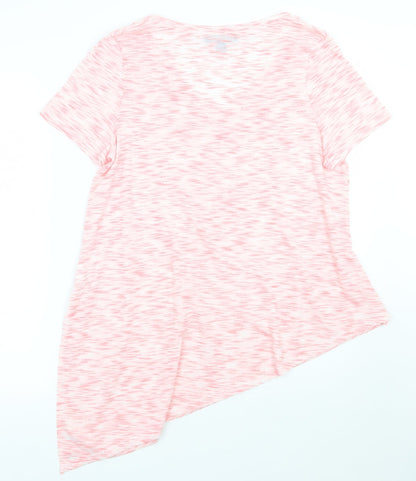 Preloved Primark Womens Pink   Basic T-Shirt Size 14 - Back