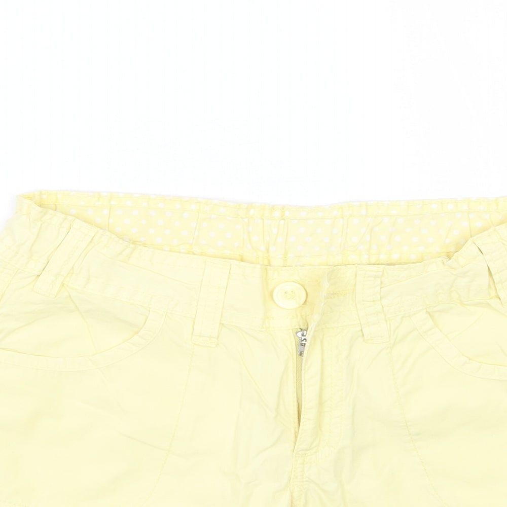 Preworn Womens Yellow   Bermuda Shorts Size 8