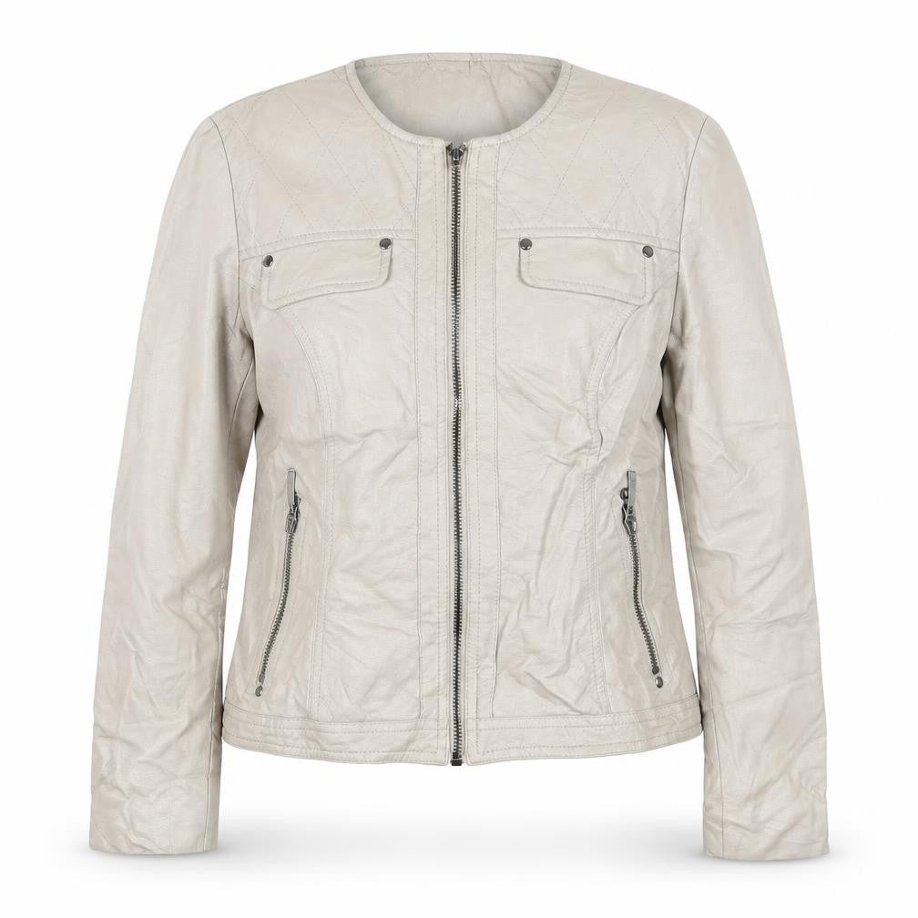 TU Womens Ivory   Jacket Coat Size 10