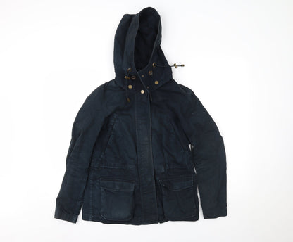 H&M Womens Blue   Windbreaker Jacket Size 6