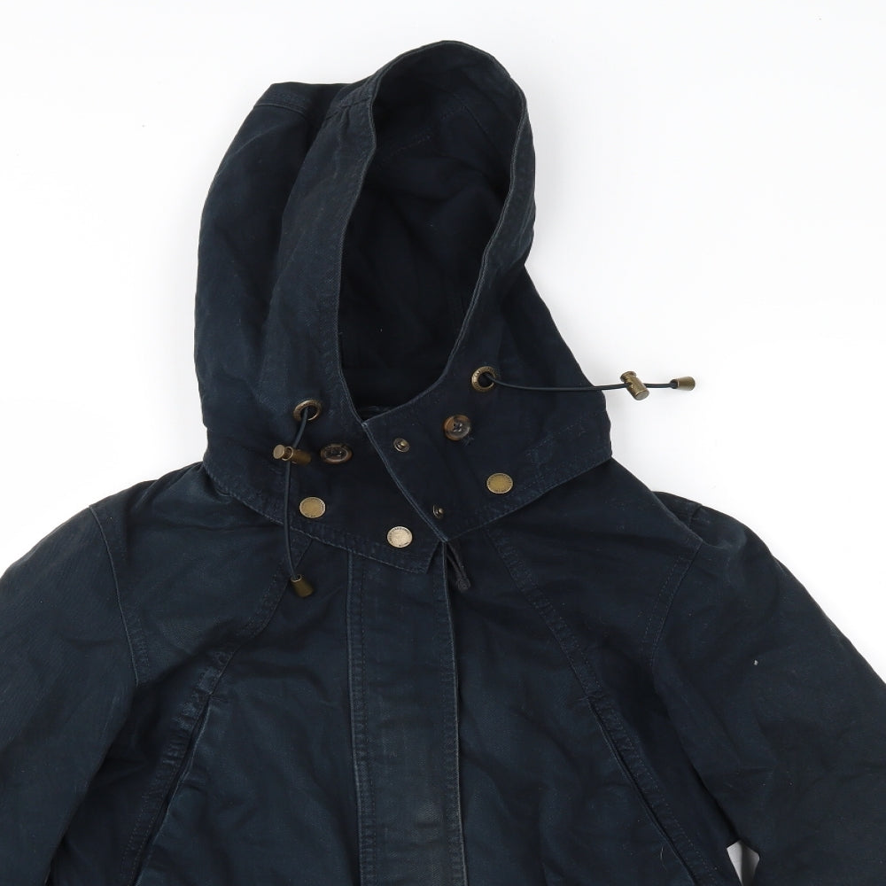 H&M Womens Blue   Windbreaker Jacket Size 6
