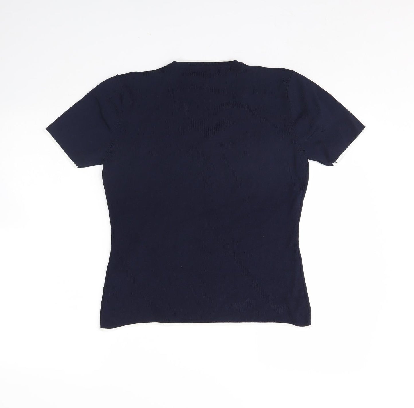 Just Elegance Womens Blue   Basic Blouse Size M