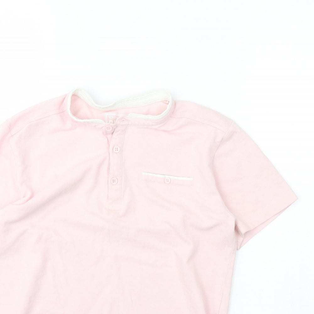 Undeniable Dudes Boys Pink   Basic Polo Size 12 Years