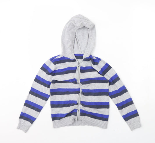 Cherokee Boys Blue Striped  Jacket  Size 7 Years