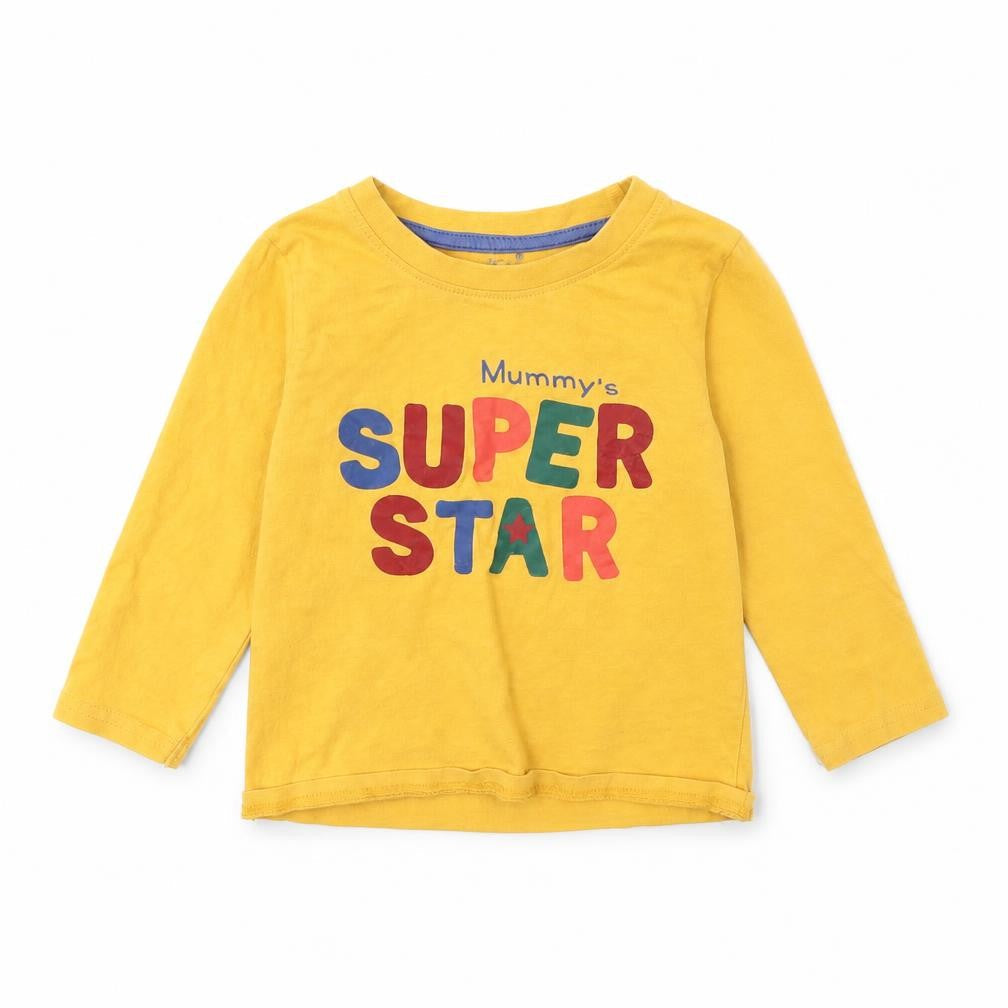 Primark Baby Yellow   Pullover Blouse Size 12 Months  - mummy's superstar
