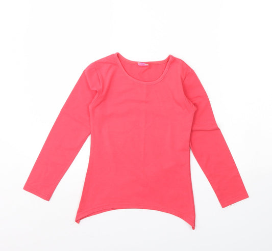 Niebieski Girls Pink   Basic Blouse Size 4 Years