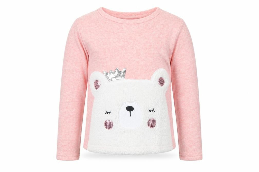 Primark Girls Pink   Pullover Jumper Size 7 Years  - Llama