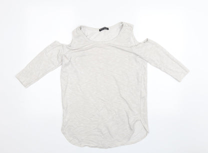 Select Womens Beige   Basic Blouse Size 12