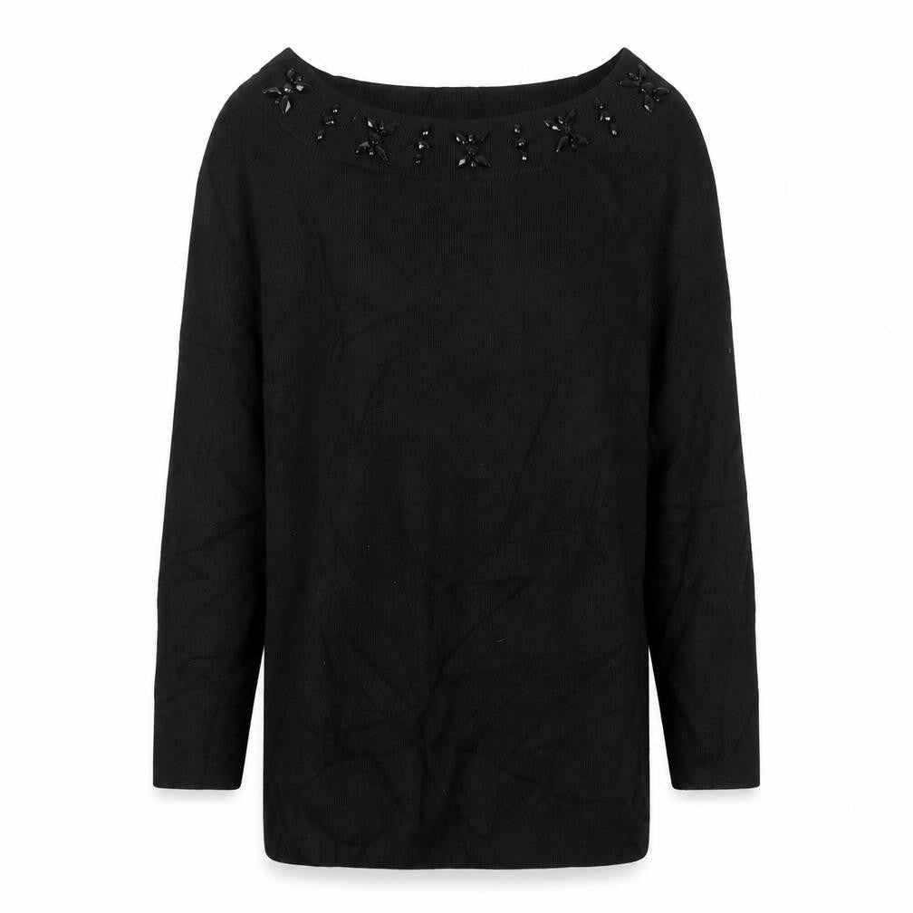 M&Co Womens Black   Pullover Jumper Size 12