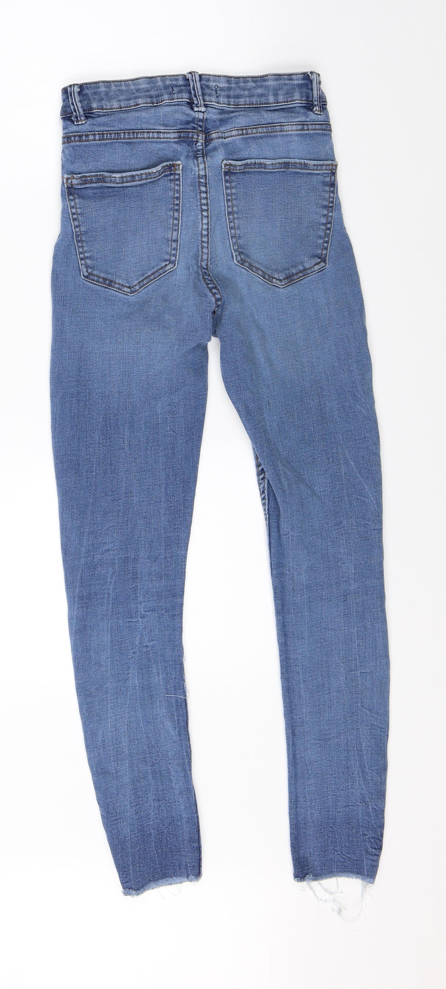 Denim Co Womens Blue  Denim Skinny Jeans Size 8 L24 in