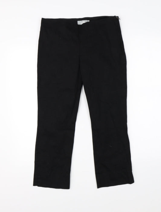 Wallis Womens Black   Dress Pants Trousers Size 10 L21 in