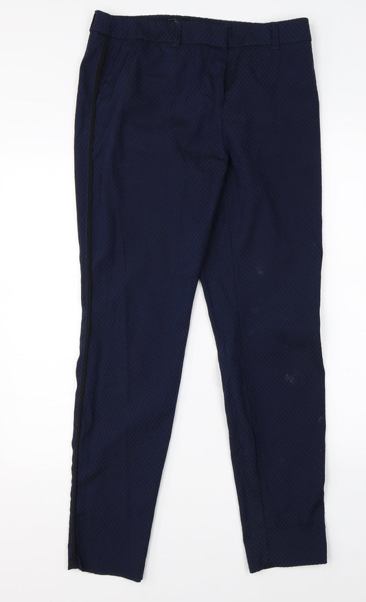 Papaya Womens Blue   Dress Pants Trousers Size 10 L28 in