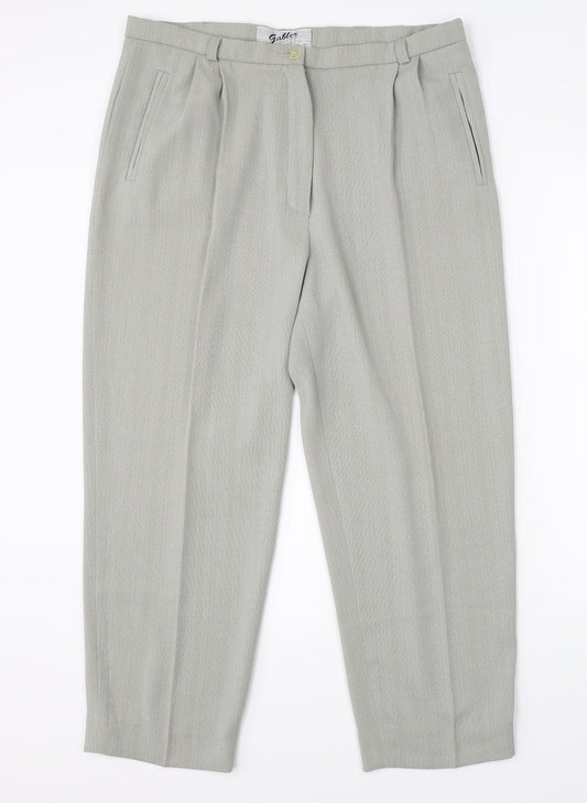 Gabler Womens Green   Dress Pants Trousers Size 20 L22 in