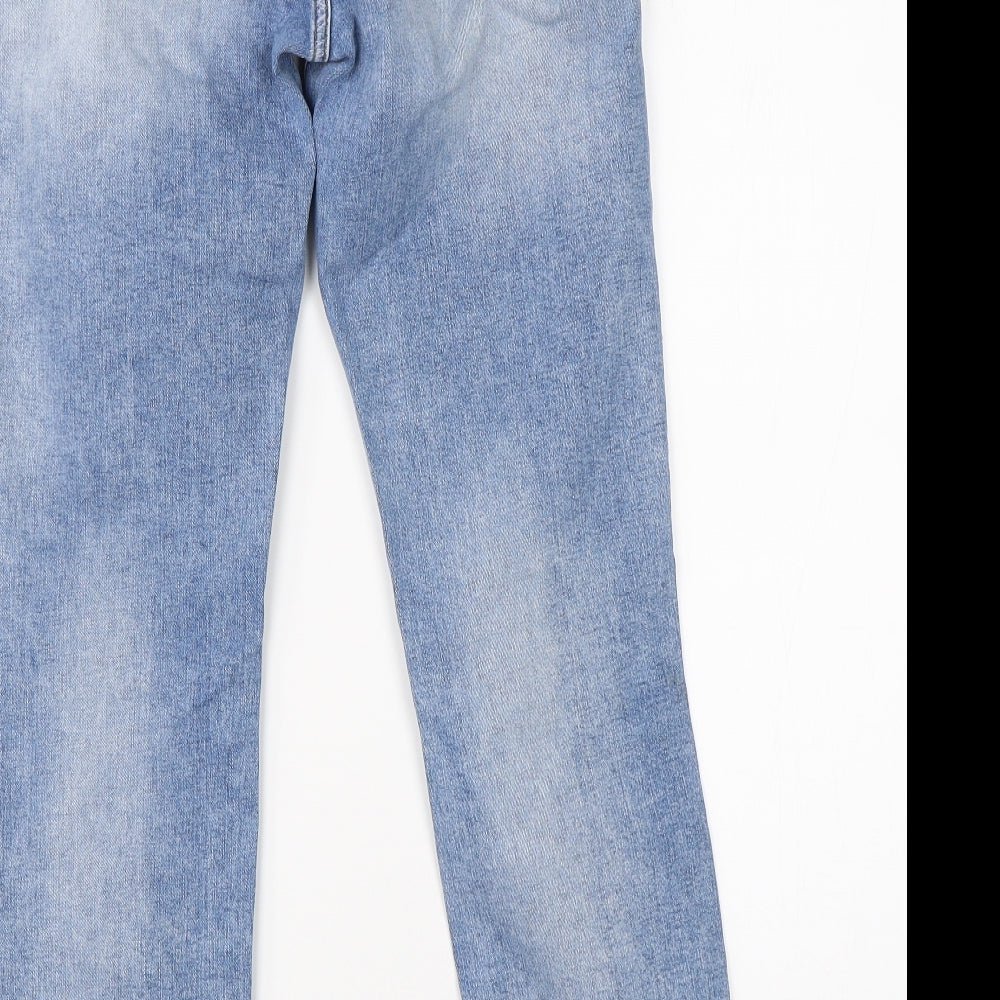 Only Womens Blue  Denim Straight Jeans Size 26 in L32 in