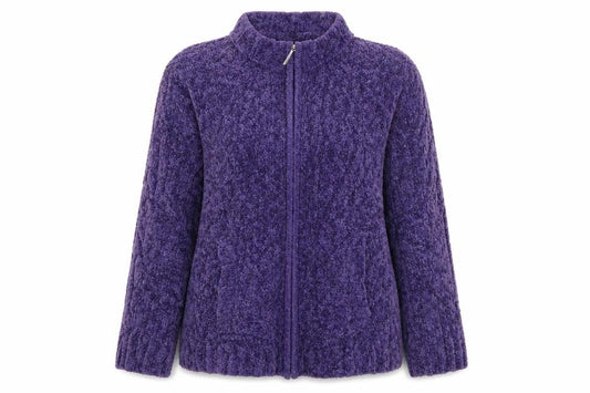 Bonmarché Womens Purple Jacket Coatigan Size M