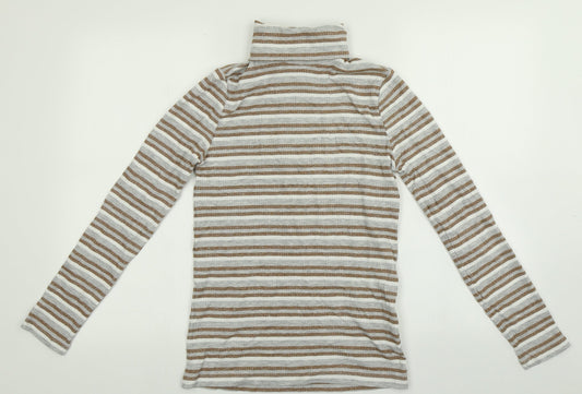 M&S Womens Multicoloured Striped  Pullover Jumper Size 10