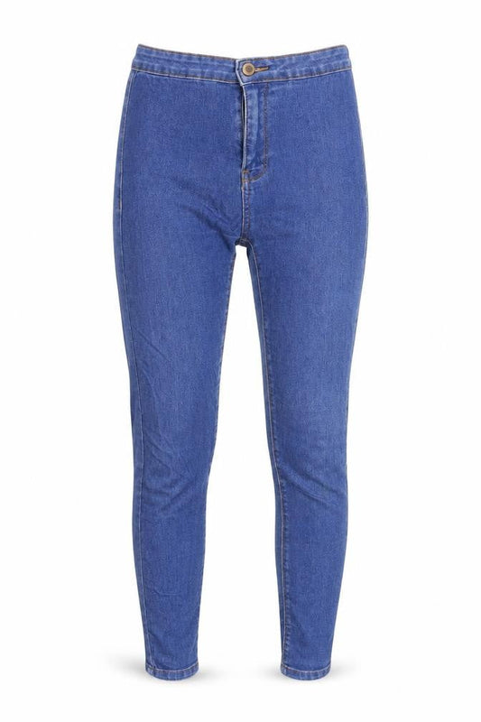 Bershka Womens Blue  Denim Jegging Jeans Size 8 L27 in