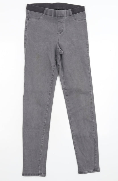 ESMARA Womens Grey  Denim Jegging Jeans Size 8 L28 in