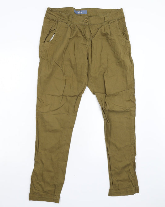Evie Womens Brown   Trousers  Size 10 L30 in