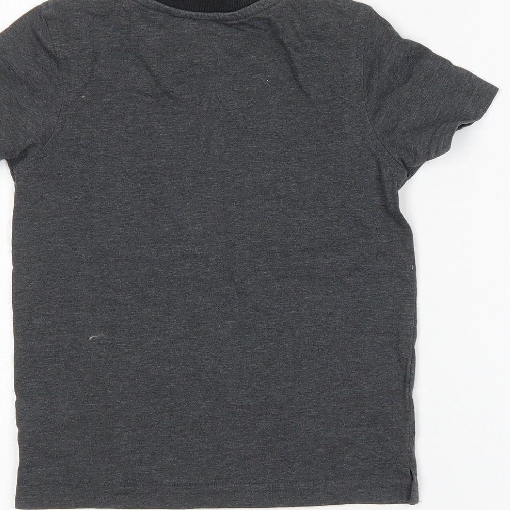 George Boys Grey   Basic T-Shirt Size 3-4 Years  - Cool Dude