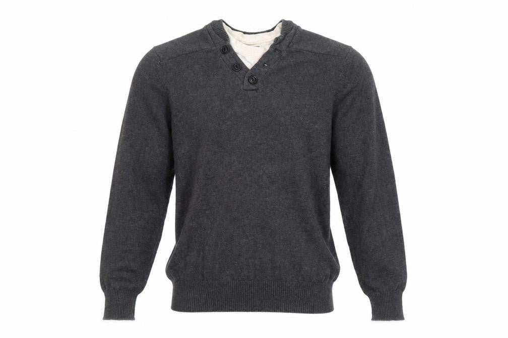 Peacocks Mens Grey   Pullover Jumper Size S