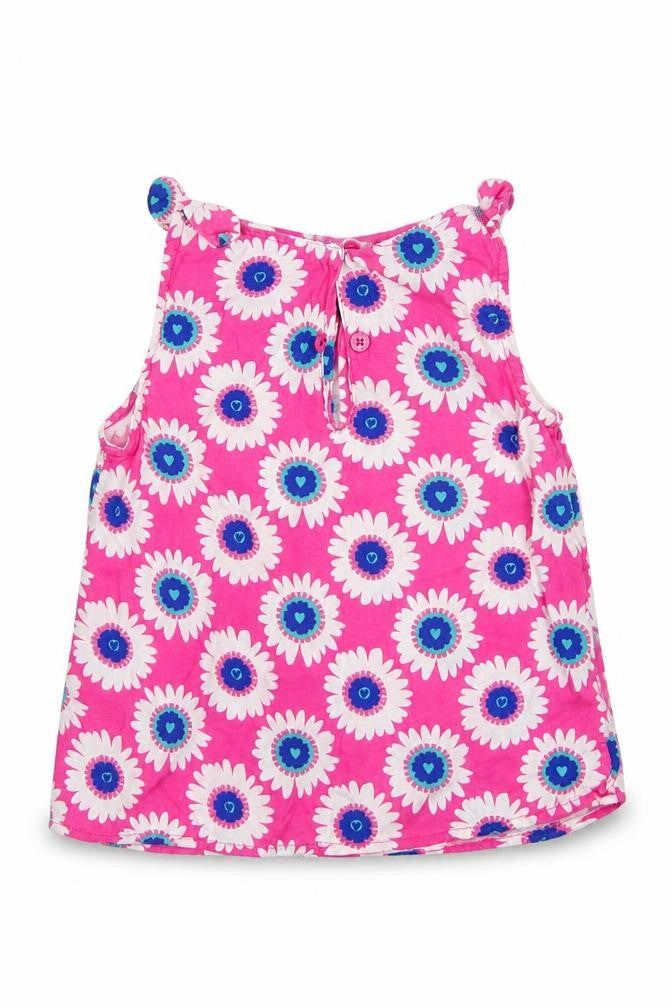 Marks & Spencer Girls Pink Floral  A-Line  Size 2-3 Years