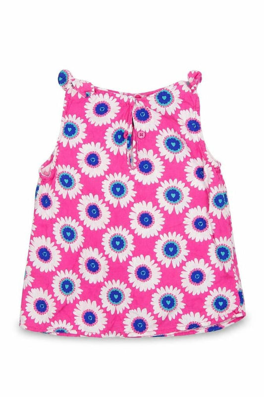 Marks & Spencer Girls Pink Floral  A-Line  Size 2-3 Years