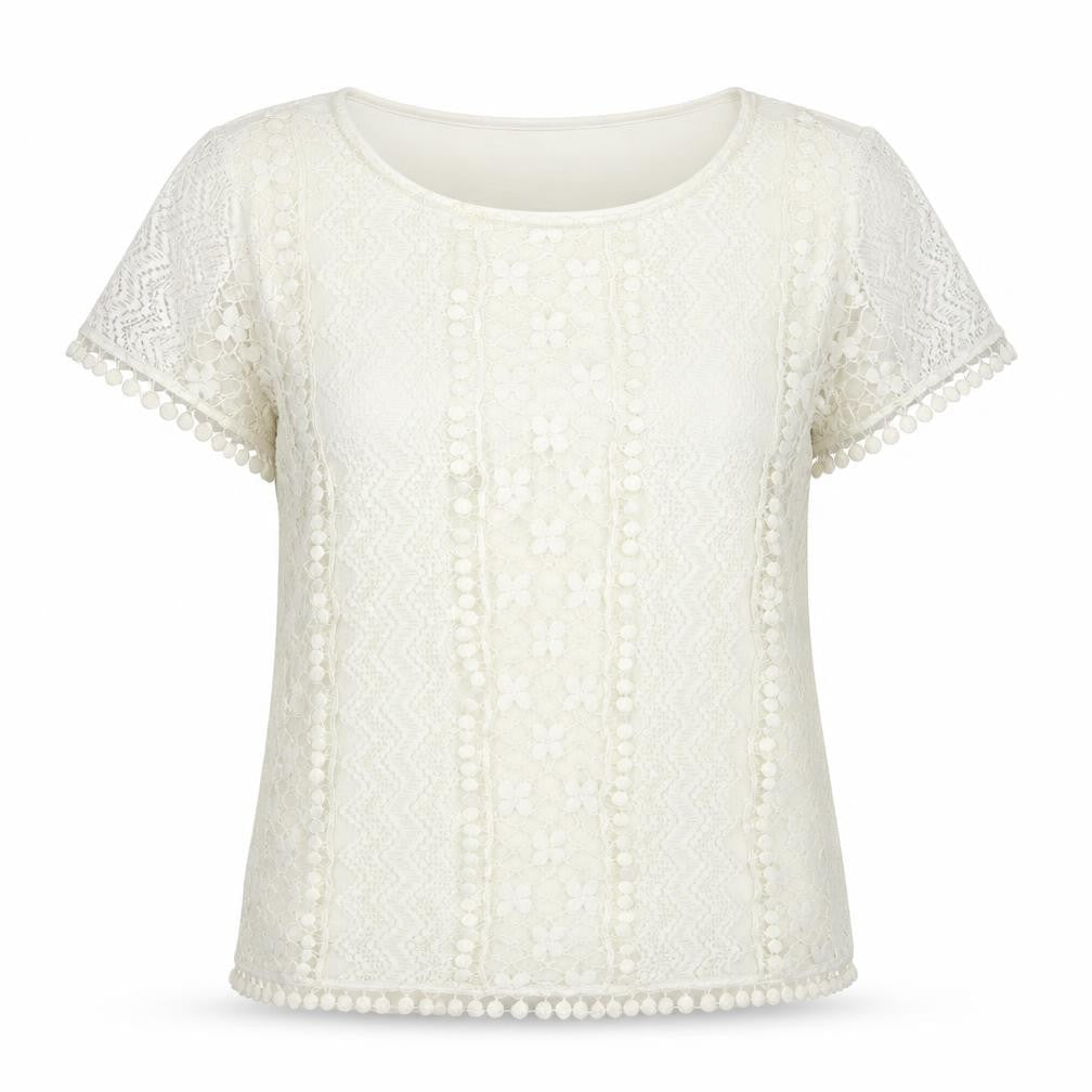 Oasis Womens White   Basic Blouse Size M