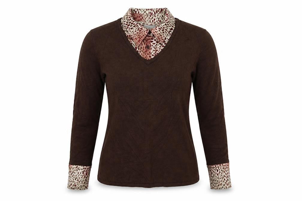 Paramour Womens Brown   Pullover Jumper Size L