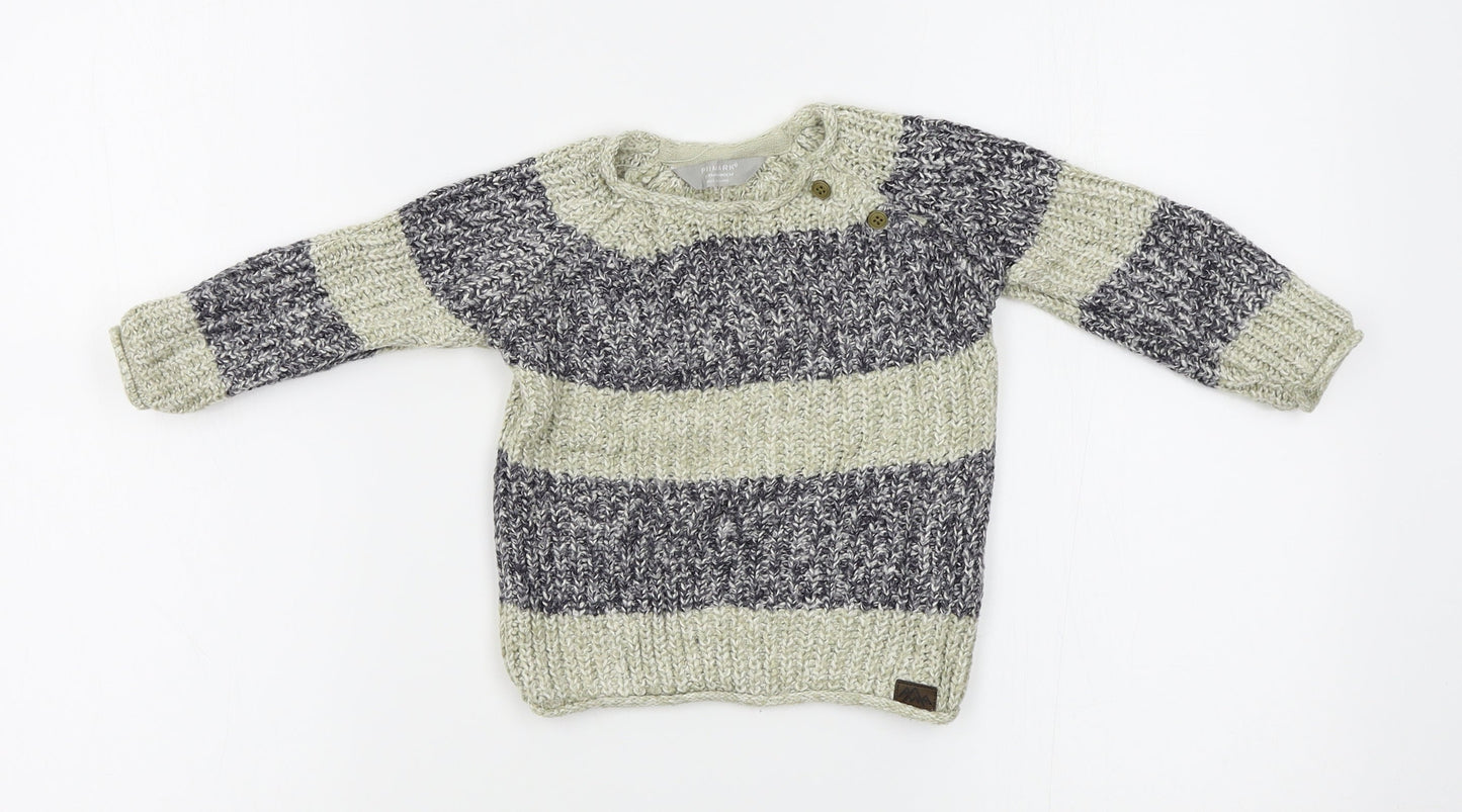 Primark Baby Blue   Pullover Jumper Size 9-12 Months