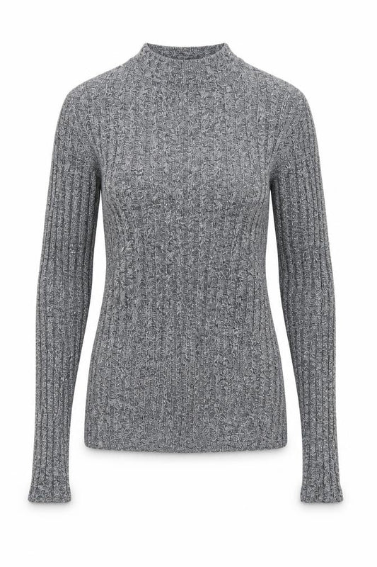 Front view of Atmosphere women’s grey jumper, size UK 12