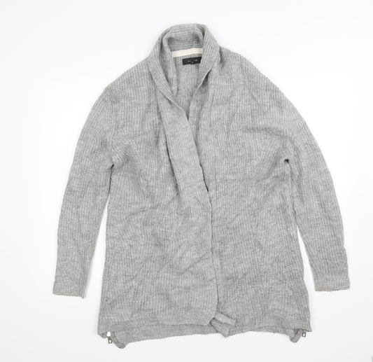 River Island Womens Grey  Knit Cardigan Jumper Size S