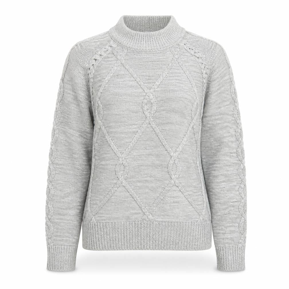 Papaya Womens Grey  Knit Pullover Jumper Size L