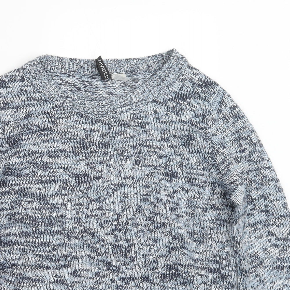 Divided by H&M Womens Blue  Knit Pullover Jumper Size XS