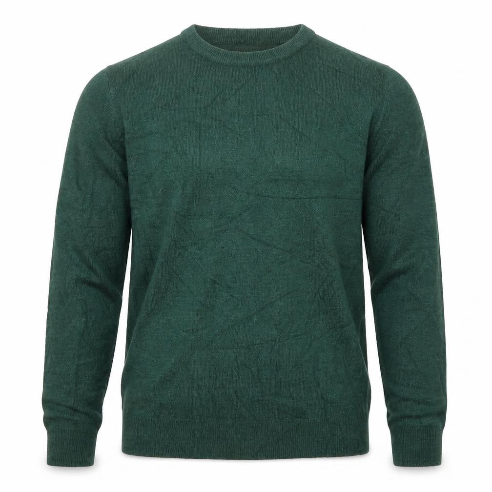 Cedarwood State Mens Green Knit Pullover Jumper Size M