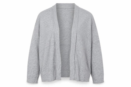 Next Womens Grey  Knit Cardigan Jumper Size 8